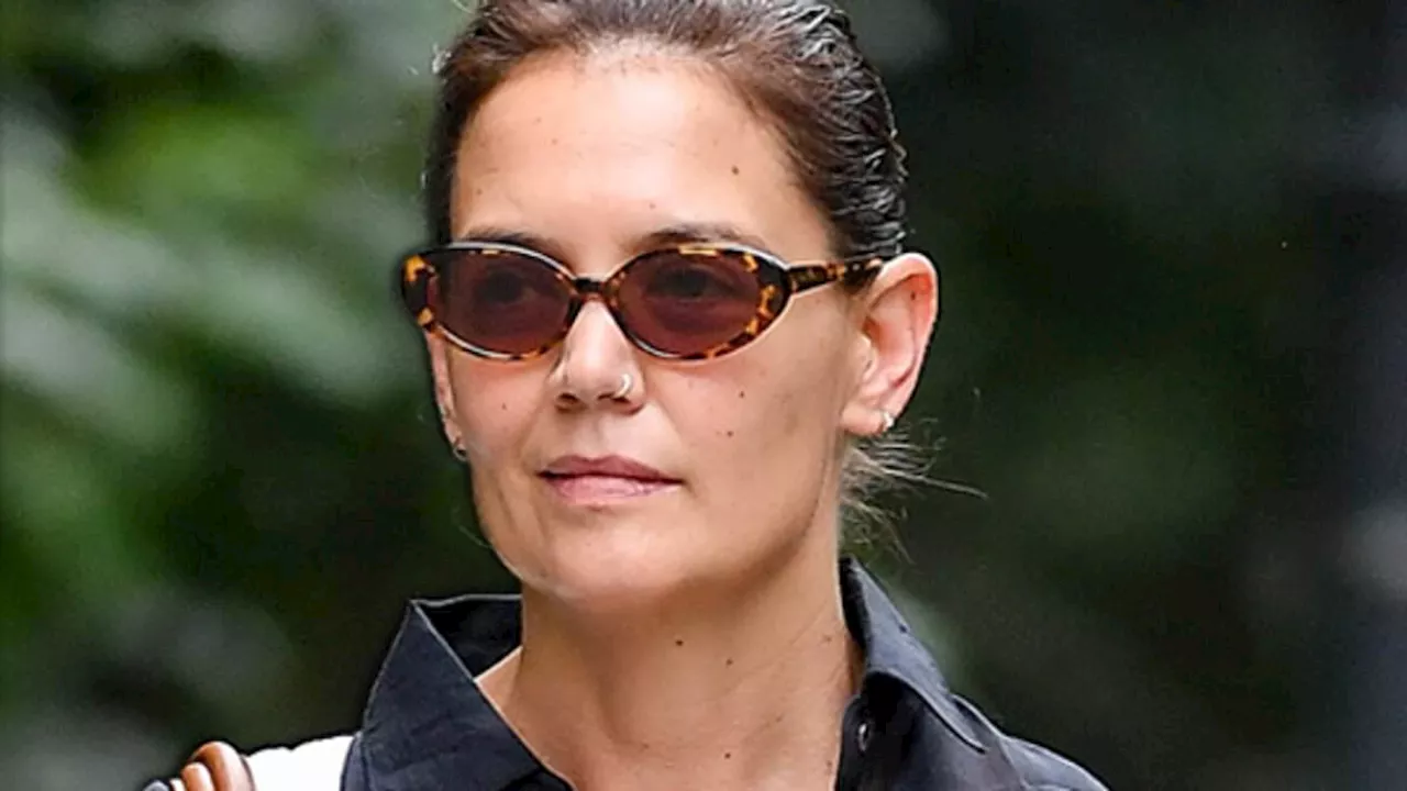 Katie Holmes is chic in NYC before Suri's Labor Day break