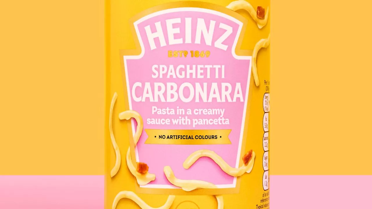 Heinz panders to lazy Gen Z-ers with the launch of £2 tinned carbonara - as Italian restaurant boss...