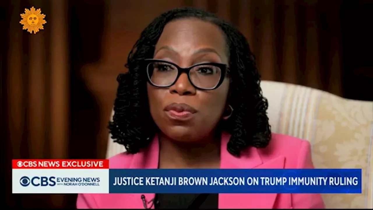 Justice Ketanji Brown Jackson ‘concerned’ about the presidential immunity decision