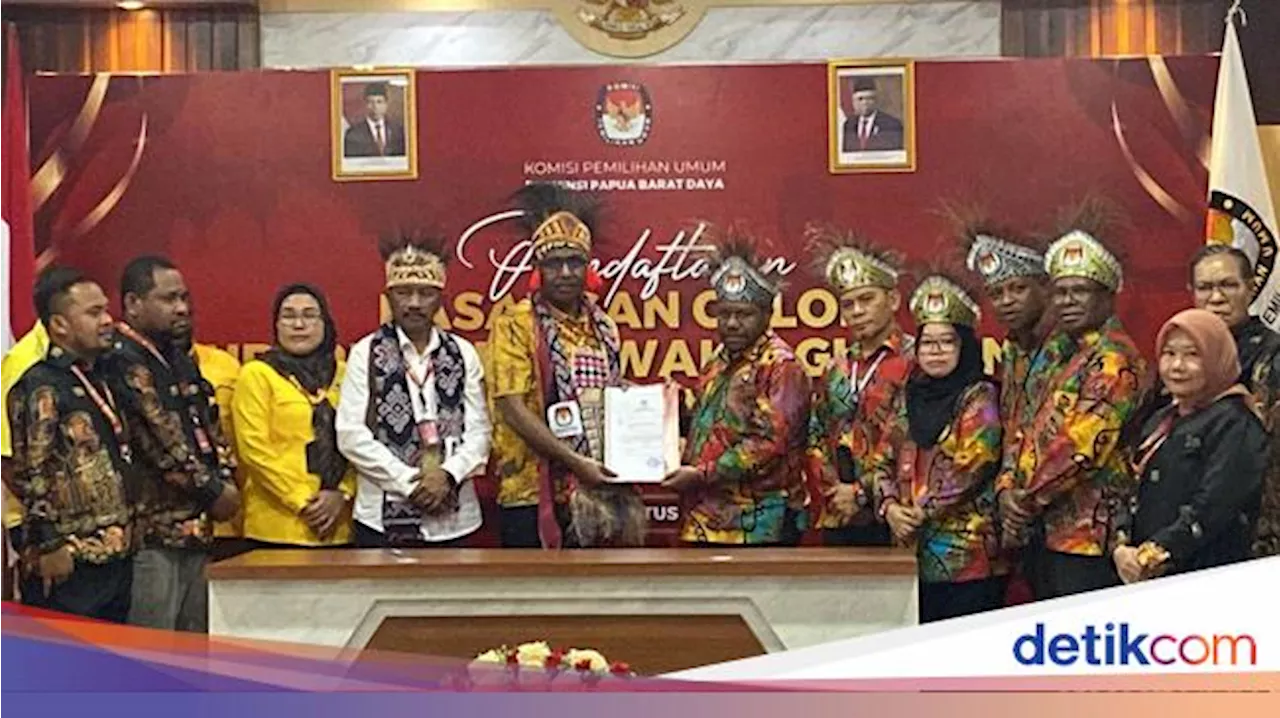 Lambertus Jitmau Absen Dampingi Bernard-Sirajuddin Daftar Pilgub PBD di KPU