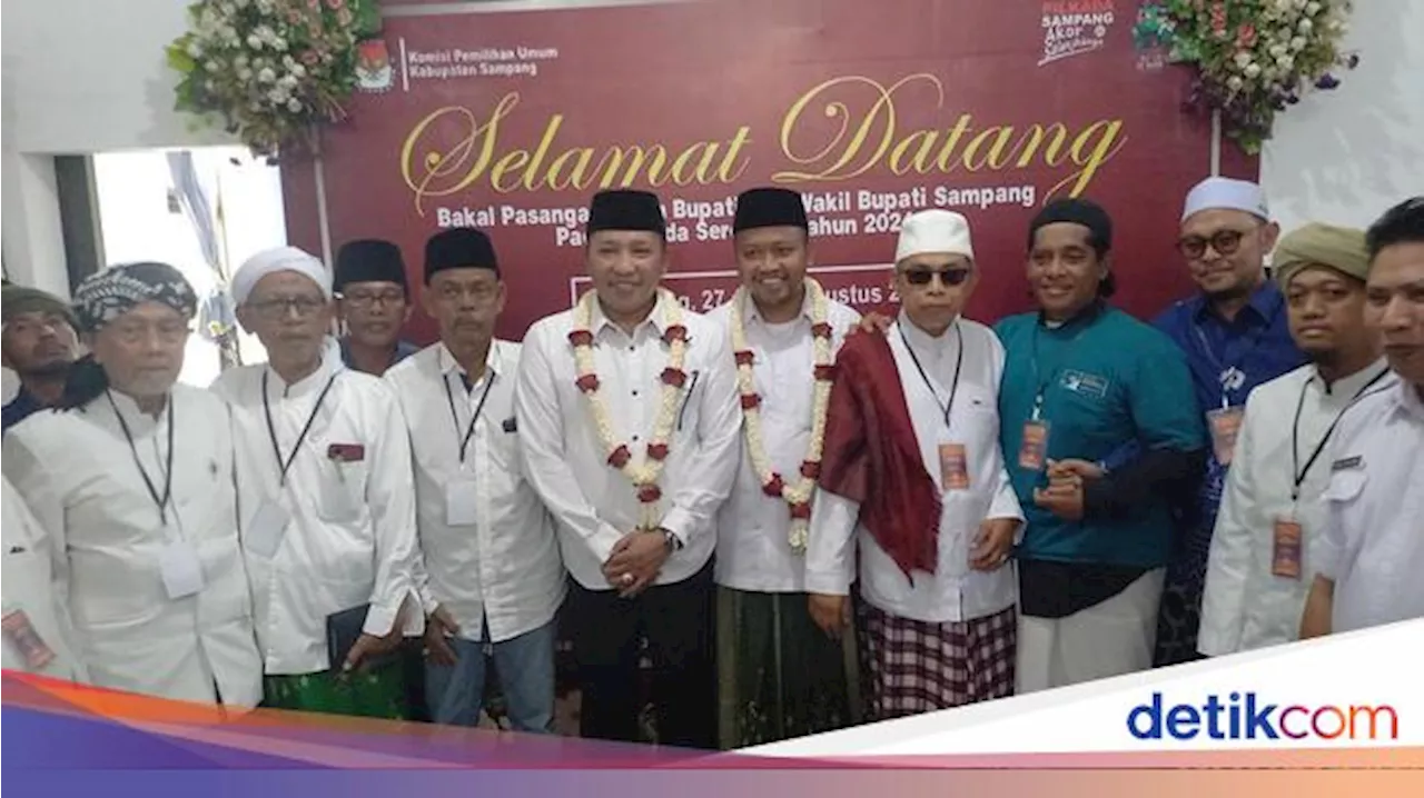 Pasangan 'Jimad Sakteh' Diusung 6 Parpol Mendaftar ke KPU Sampang