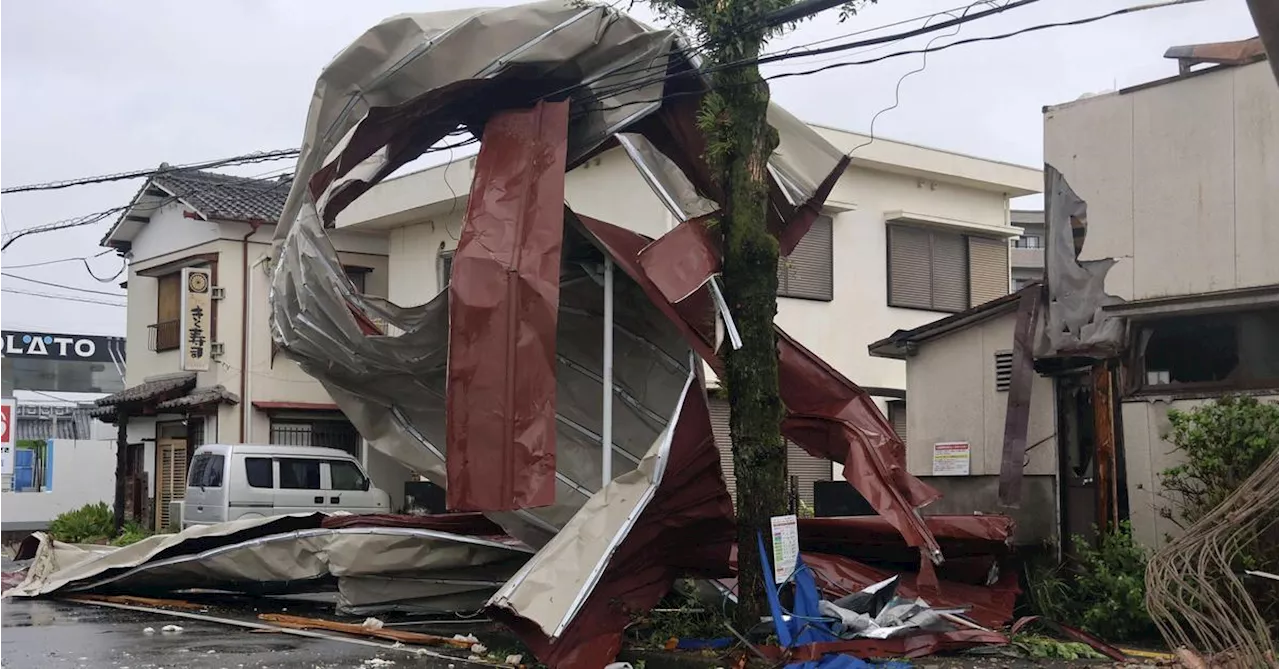 Starker Taifun fordert in Japan Dutzende Verletzte