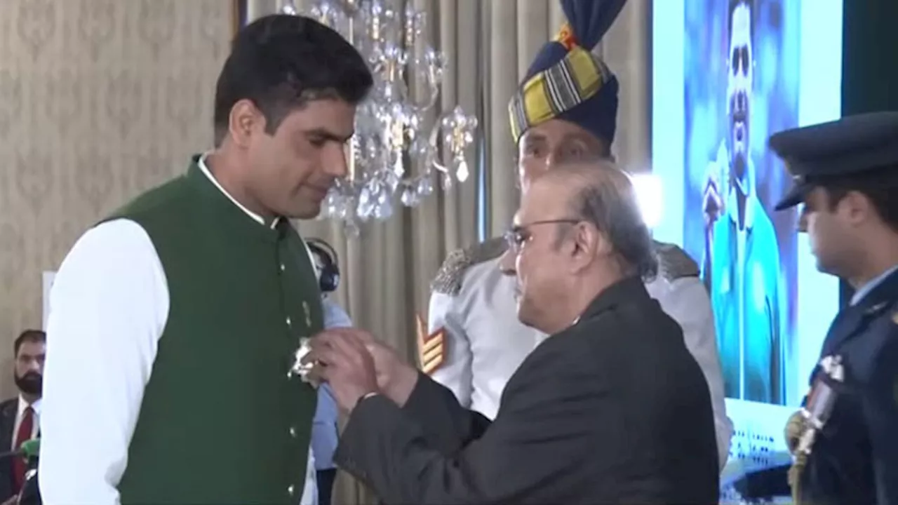 President confers Hilal-i-Imtiaz on Olympic hero Arshad Nadeem