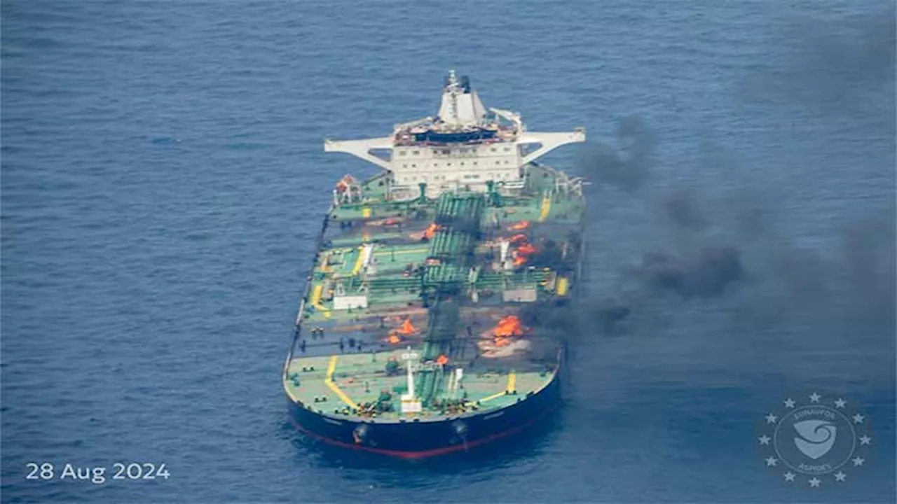 Yemen's Houthis will let salvage crews access oil tanker they set ablaze in Red Sea