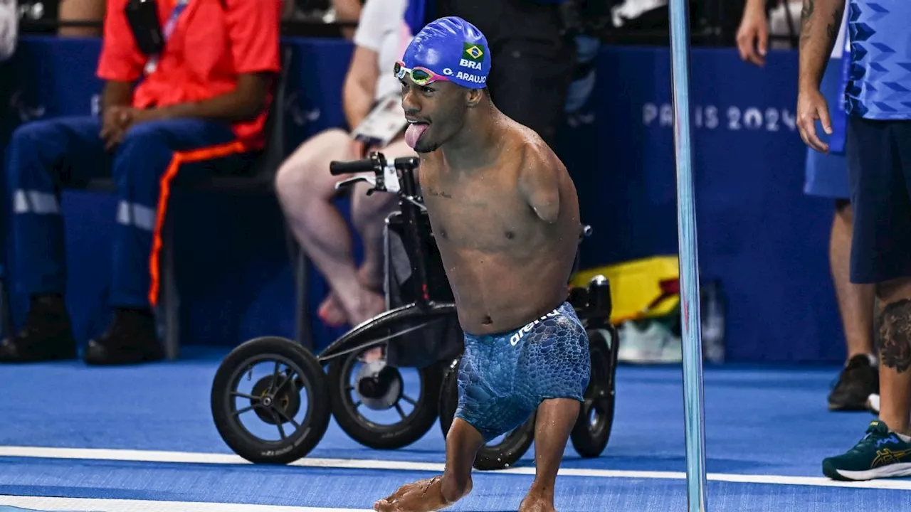 Gabrielzinho brilha na natação e leva primeiro ouro do Brasil nas Paralimpíadas