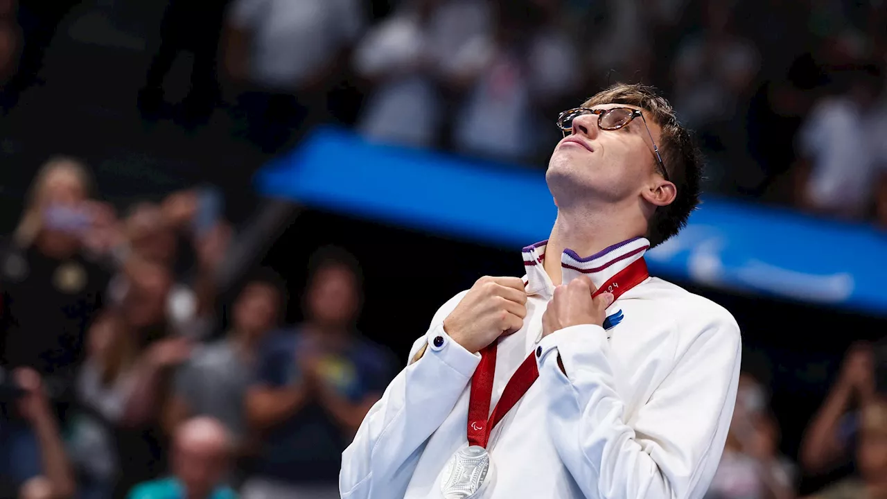 Jeux paralympiques 2024 - Alex Portal décroche l'argent au 100 m papillon