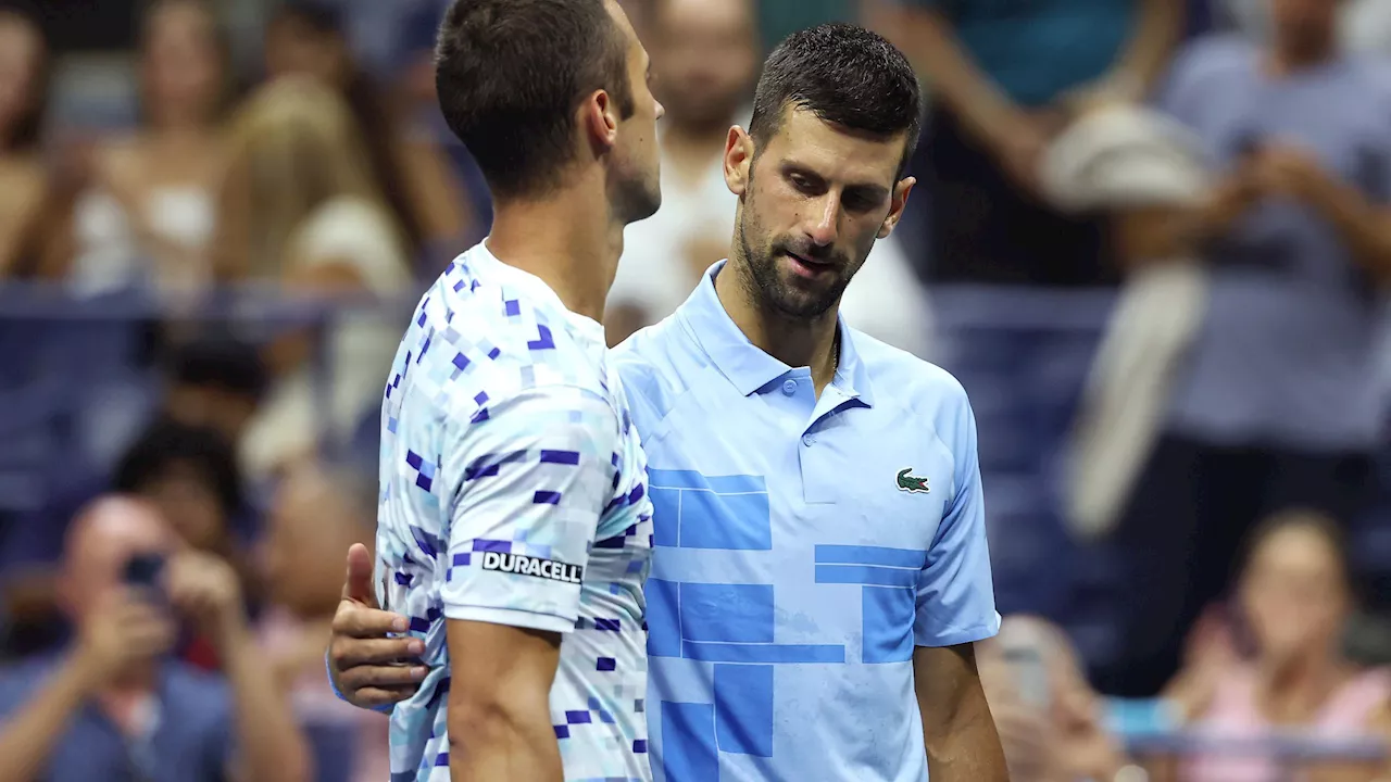 Djokovic vince il derby serbo e vola al 3° turno degli US Open: Djere si ritira nel 3° set