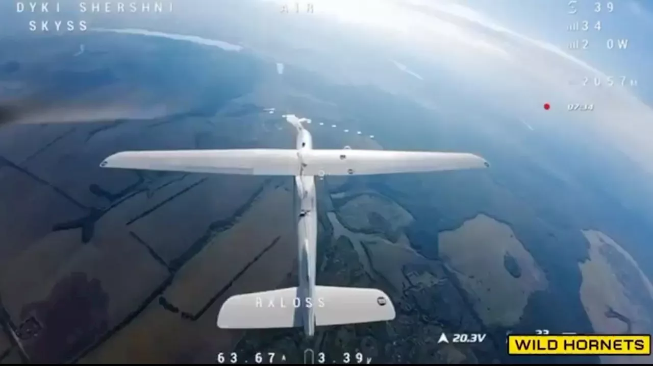 Video Shows Ukrainian Interceptors Downing Over 100 Russian Drones