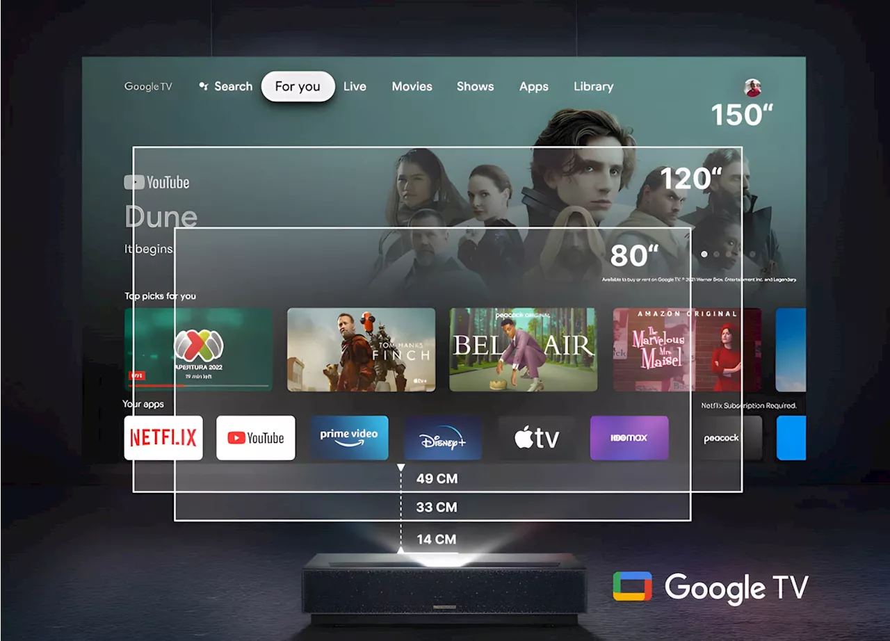 Gros contraste, Google TV et prix attractif pour ce vidéoprojecteur ultra courte focale Ultra HD Formovie