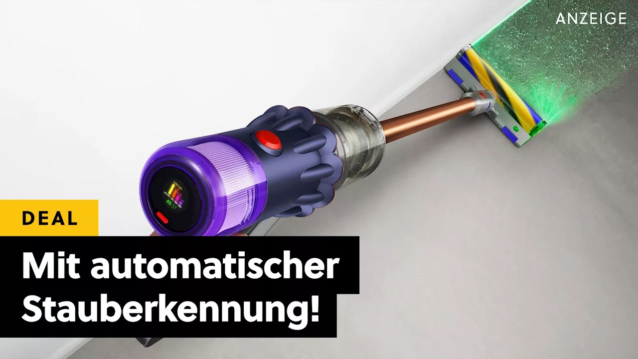 Dieser Dyson-Akkustaubsauger sieht mehr als euer bloßes Auge und er ist gerade zum Tiefpreis zu haben!