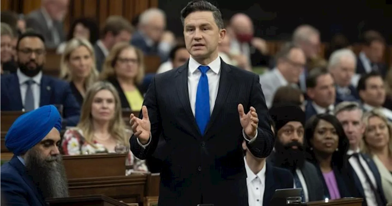 Poilievre urges Singh to force fall election by ending NDP deal with Liberals