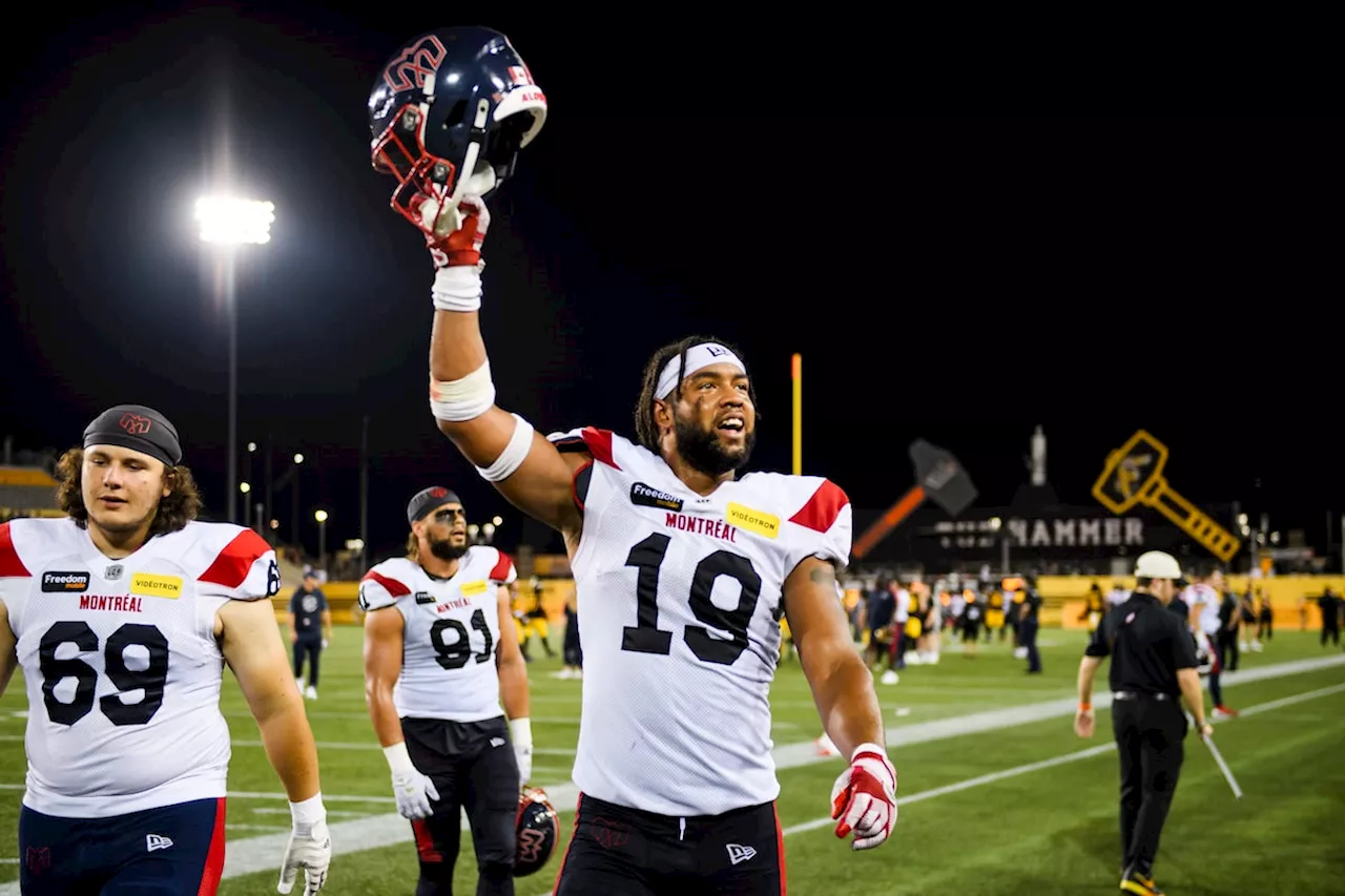 Rookie Cantin-Arku making an impact with Grey Cup-champion Alouettes