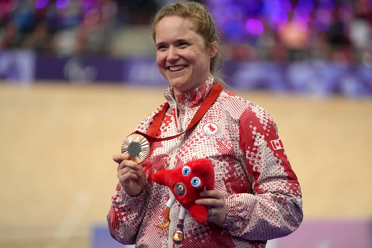 Track cyclist Kate O’Brien claims Canada’s first Paralympic medal in Paris