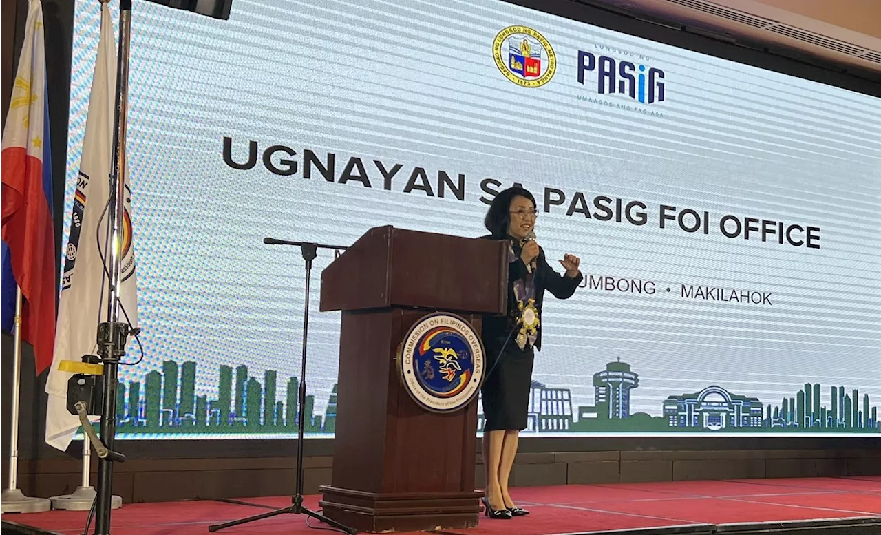 Pasig City showcases initiatives on FOI, GAD