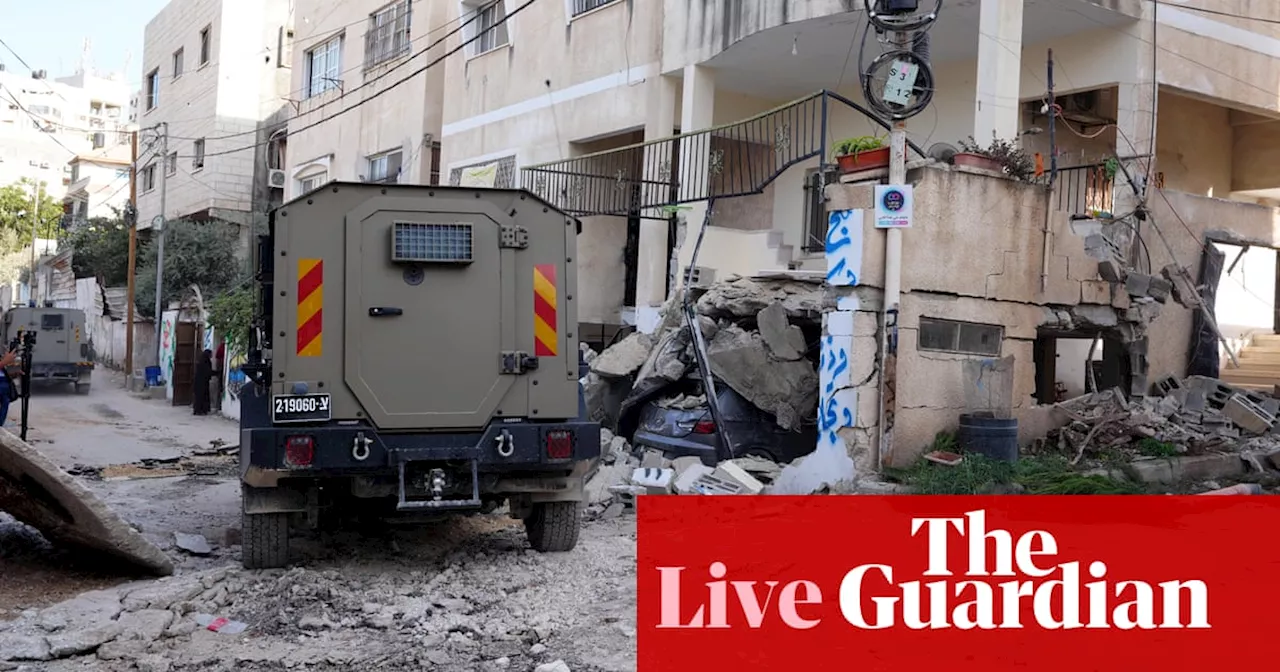 Middle East crisis live: Israeli troops kill five Palestinians in West Bank mosque, IDF reports