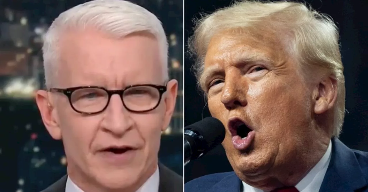 Anderson Cooper Spots How Trump Isn't So 'Out Of Character' In Vulgar Harris Attack