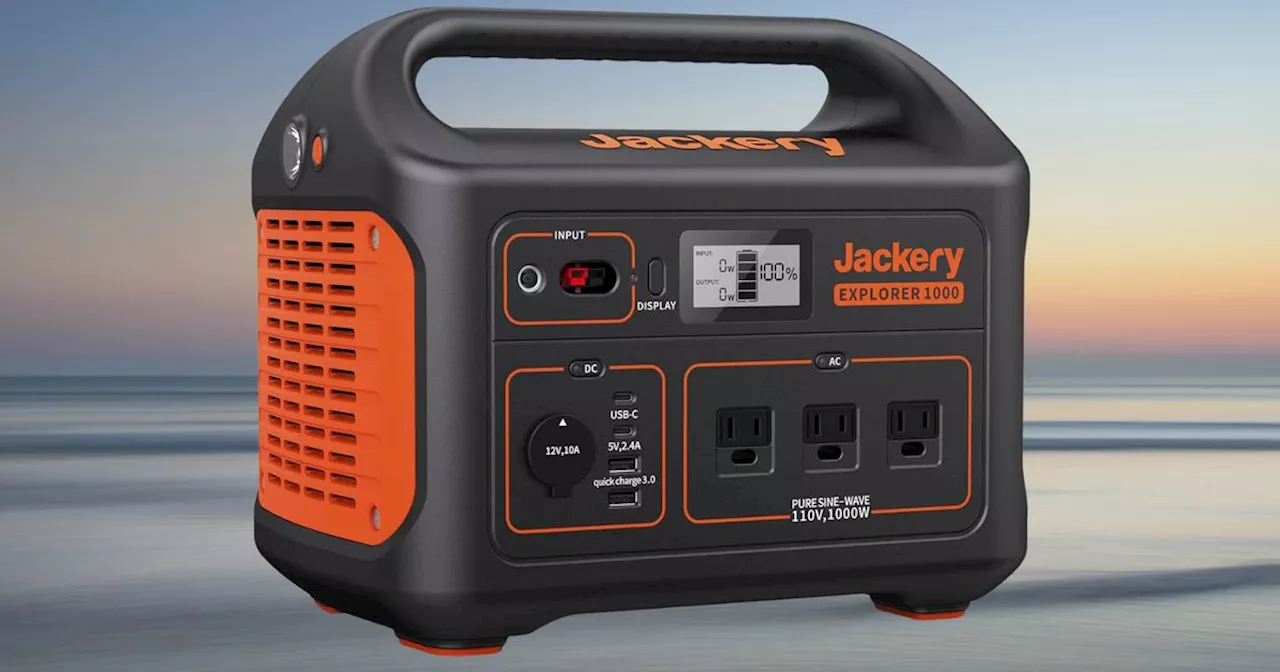 This Emergency-Ready Portable Generator Can Power Your Appliances For Days — And It's 50% Off