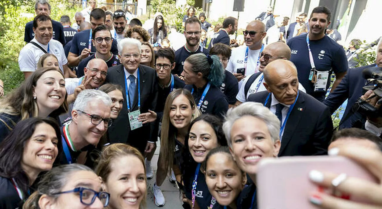 Paralimpiadi, Mattarella agli atleti italiani: «Il vostro è un messaggio al mondo. Vi seguirò con molta attenz