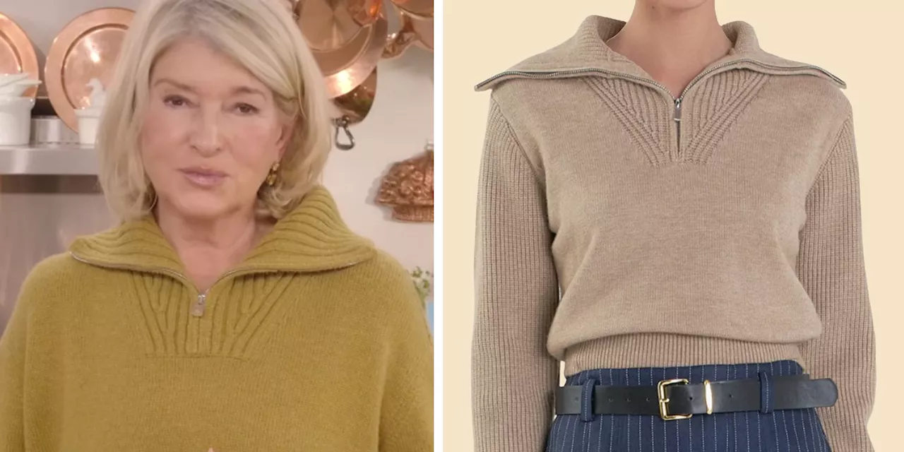 Martha Stewart’s Cozy Fall Sweater Featured This Genius Design Detail