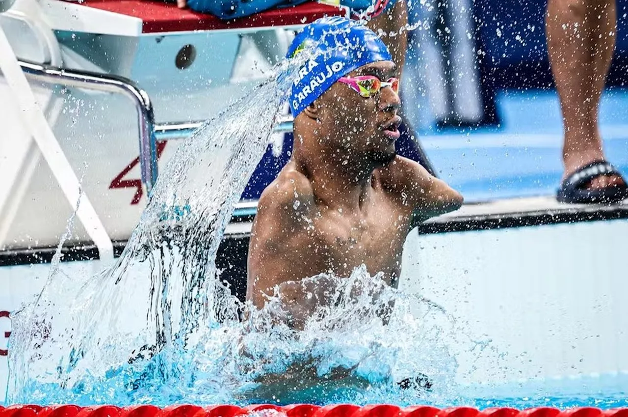 Gabrielzinho conquista o primeiro ouro do Brasil na Paralimpíada de Paris-2024