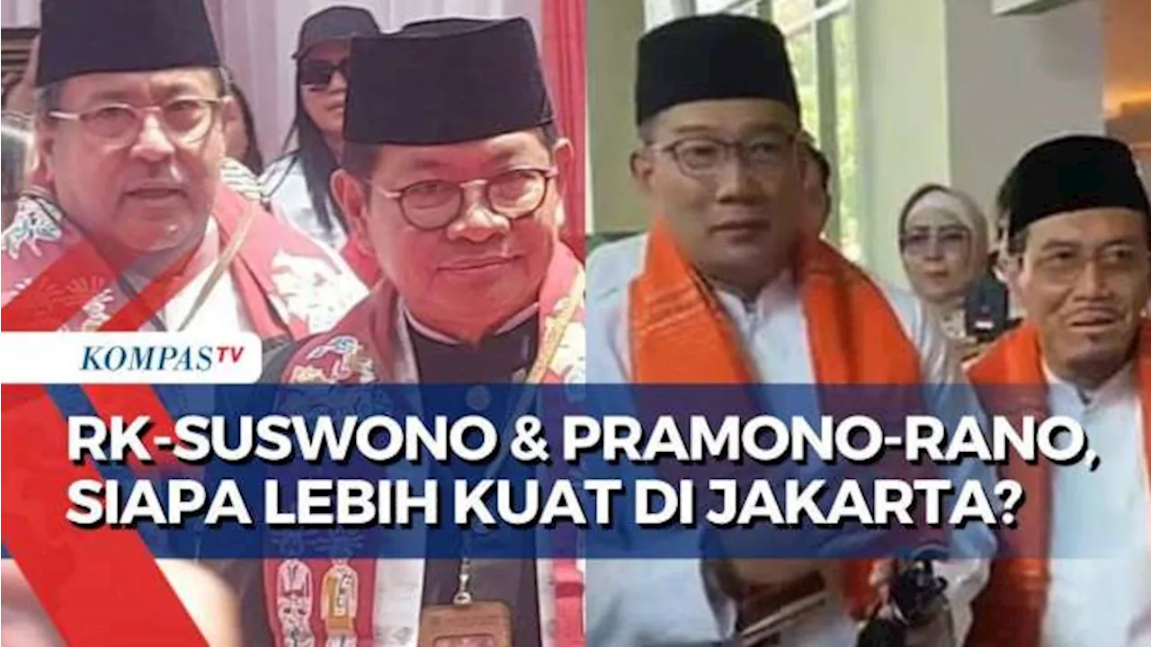 Simak Rekam Jejak Ridwan Kamil-Suswono dan Pramono-Rano Karno, Siap Adu Kuat di Pilkada Jakarta!