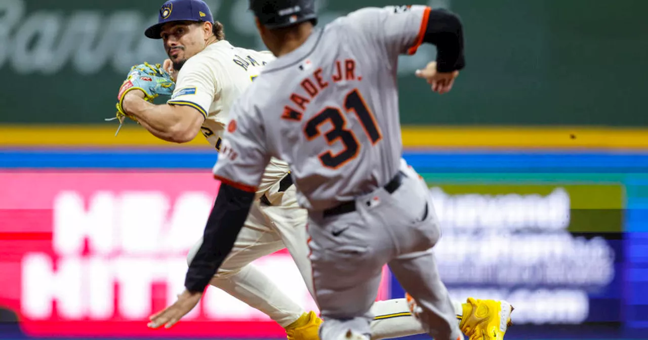 Giants lose 5-3 as Brewers' pitcher throws 6 scoreless innings