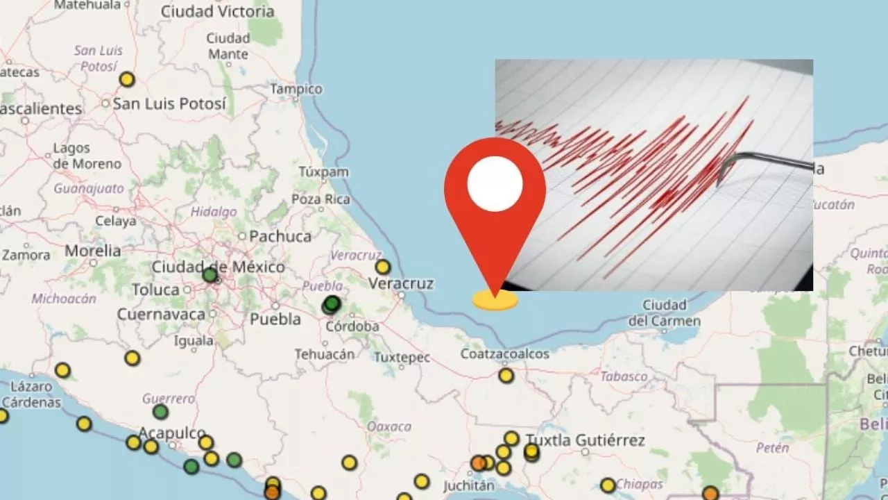 ¿Lo sentiste? Se registra sismo en dos municipios de Veracruz la madrugada de hoy 28 de agosto