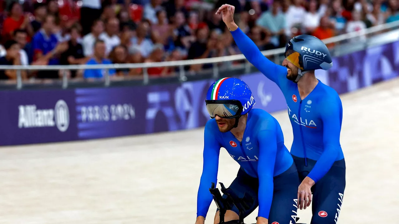 Paralimpiadi, subito la prima medaglia dell’Italia. Il tandem Bernard-Plebani è bronzo nel ciclismo