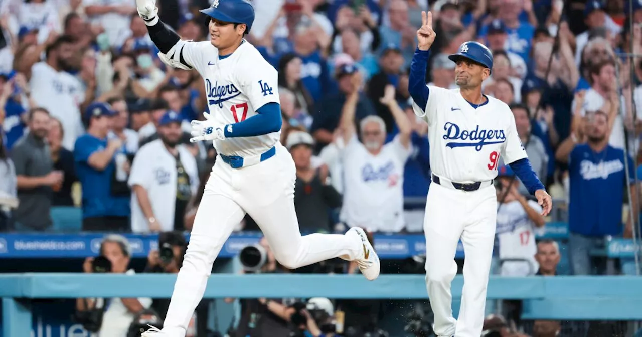 Shohei Ohtani steals spotlight from his dog with homer, two steals in Dodgers' victory