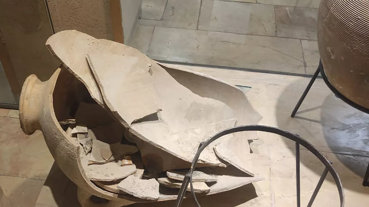 Four-year-old boy accidentally smashes rare 3,500-year-old jar at Israeli museum