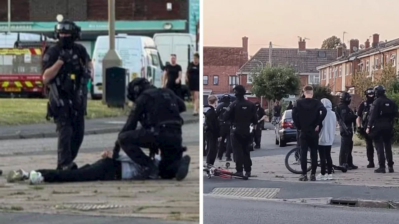 Teenage boy 'stamped on' by armed police and arrested for playing with water pistol