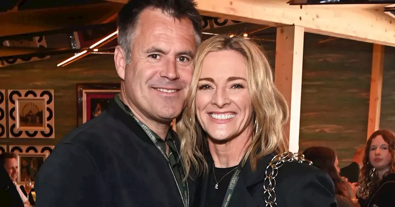 Gabby Logan's husband jokes it's her fault he put on weight for one reason