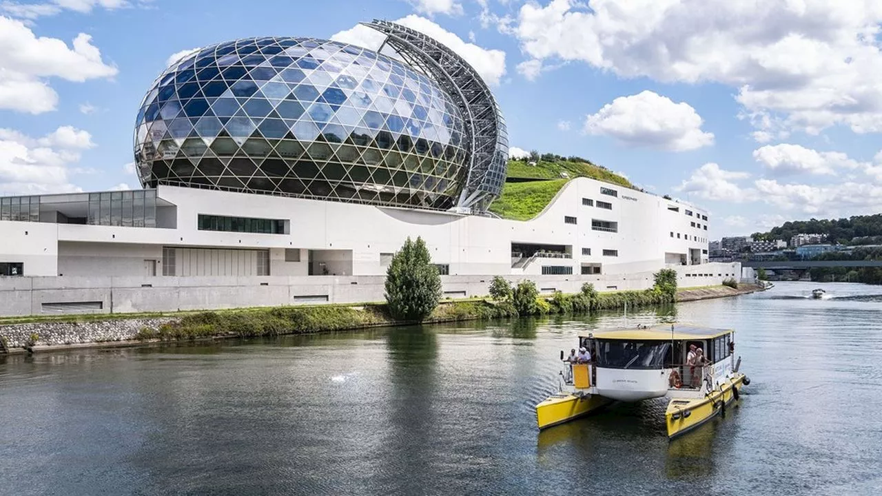 Un catamaran électro solaire s'apprête à naviguer dans les Hauts-de-Seine