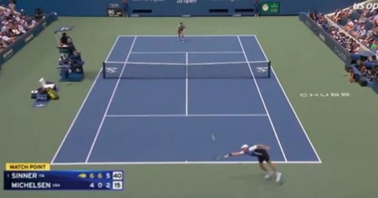 Jannik Sinner, il colpo pazzesco che spiana Michelsen agli Us Open, il video