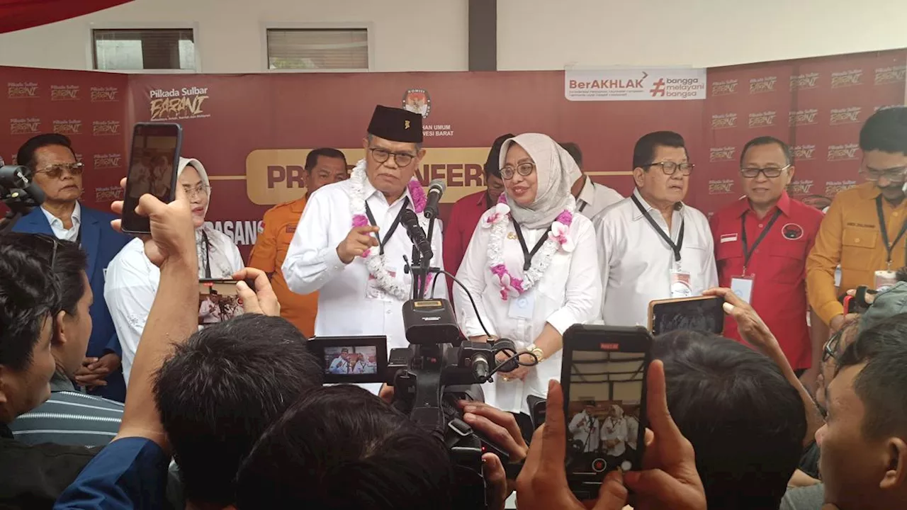 Mantan Rektor Universitas Negeri Makassar Daftar Pilgub Sulbar, Gandeng Petahana Wakil Gubernur