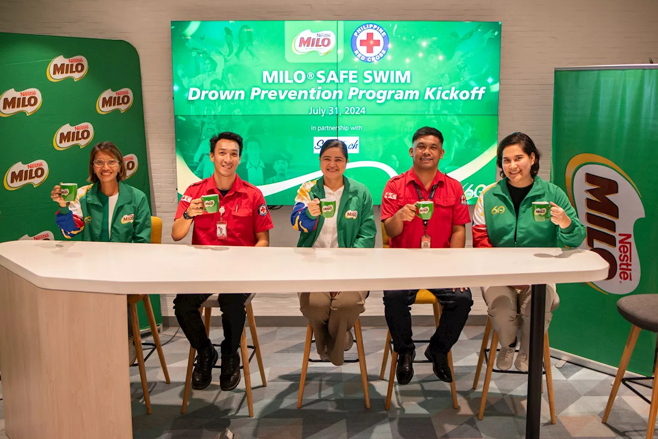 Safe Swim, a new free program from MILO, aims to equip Filipinos with water safety skills