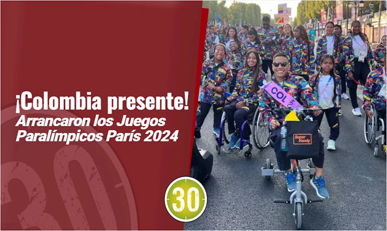 Colombia vibró en la inauguración de los Juegos Paralímpicos París 2024