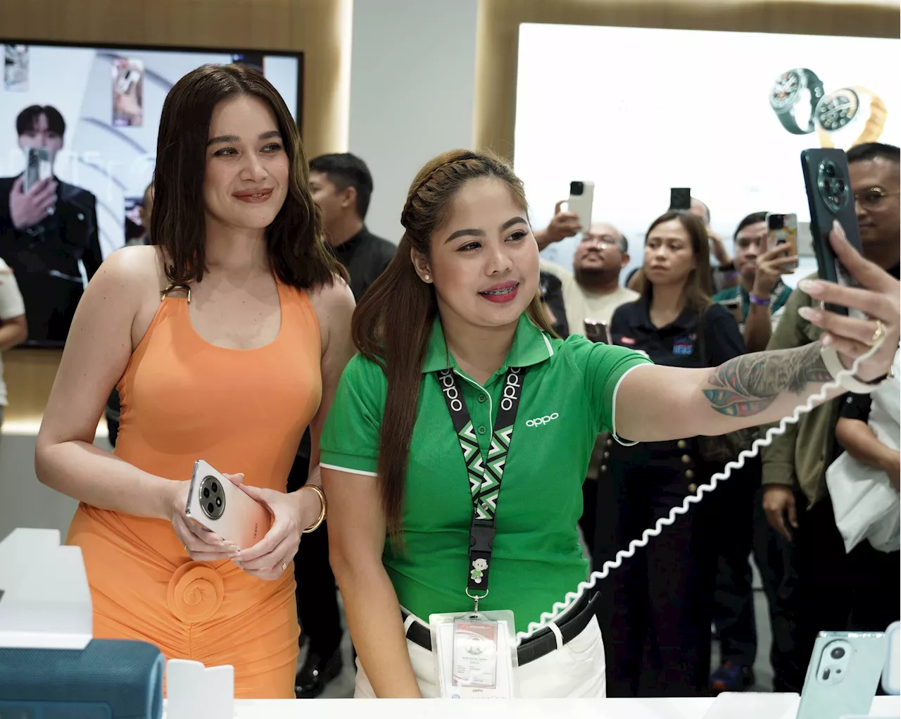 OPPO, Bea Alonzo showcase all-new OPPO Reno12 F 5G at SM City Dasmariñas