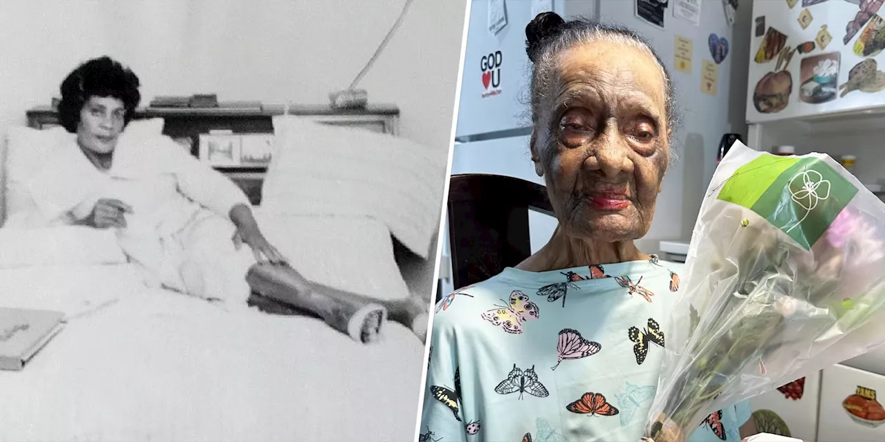 Woman, 106, who still lives in her own apartment shares simple tips for a long life