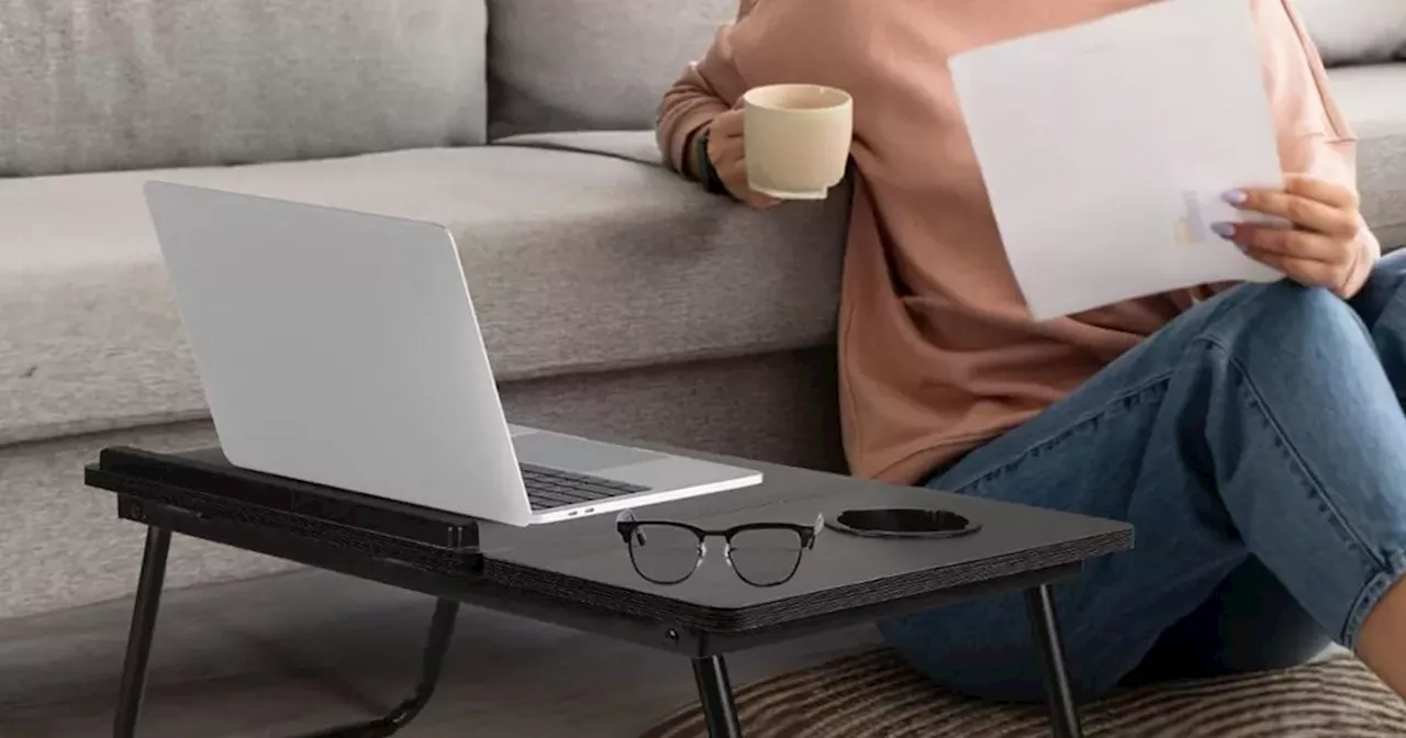 Amazon laptop desk that's 'ideal for working from home' is slashed to under £20