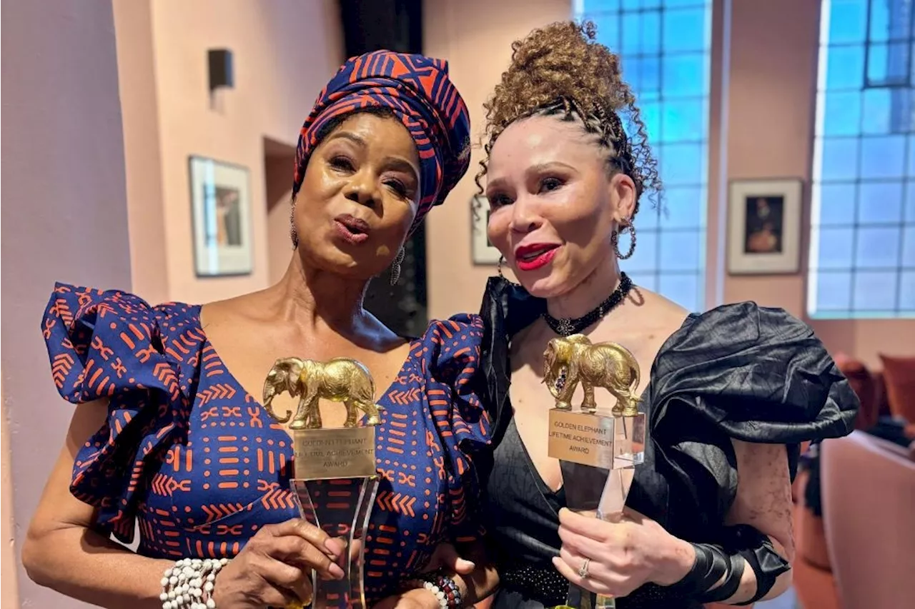 Icons of African arts: Thembi Mtshali-Jones and Leleti Khumalo win big at Golden Elephant