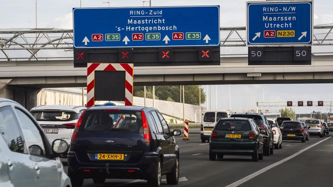 A2 bij Utrecht tijdens extra druk weekend opnieuw dicht