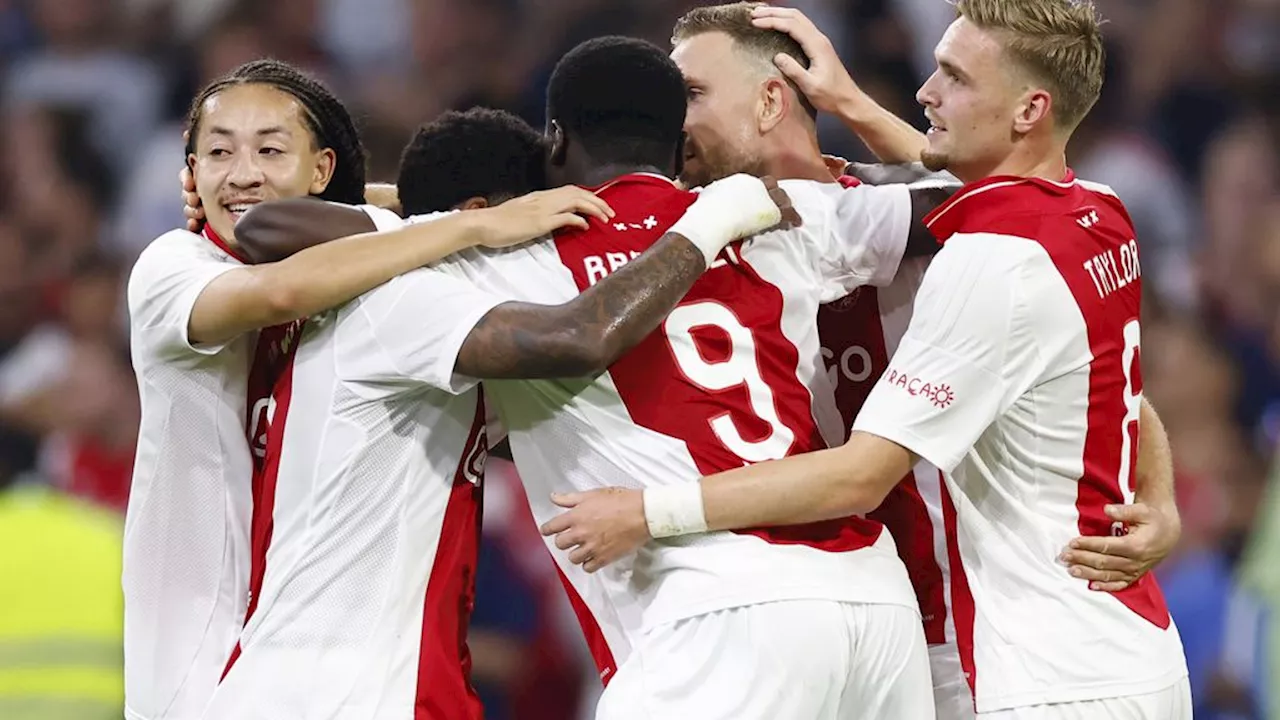 Ajax met overtuigende cijfers naar Europa League • Pas 16-jarige Mokio jongste Ajacied in Europa