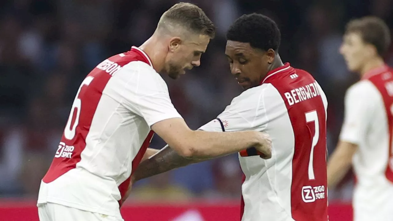 Bergwijn geen aanvoerder Ajax meer, Farioli kiest voor Henderson