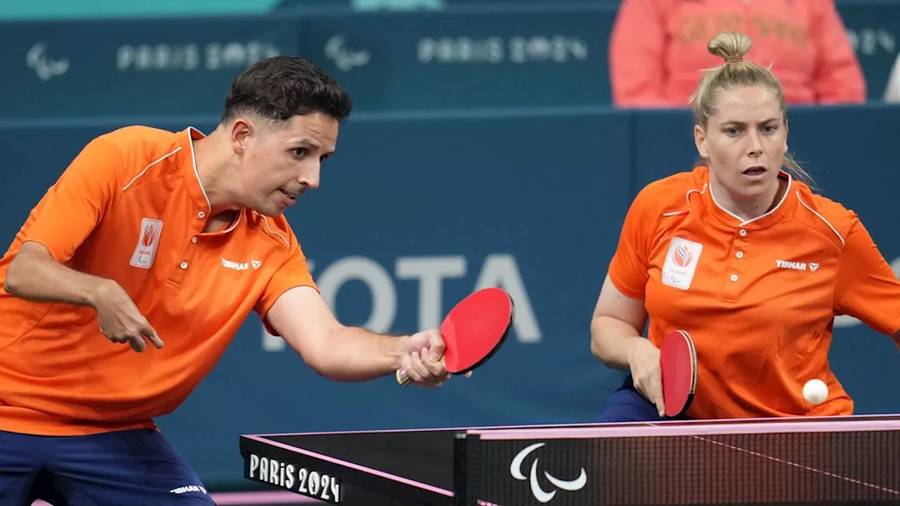 Tafeltennisduo Van Zon/Montanus verliest in achtste finales van China