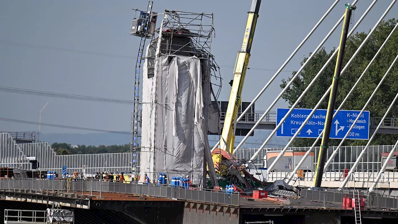 Schwerer Arbeitsunfall an Leverkusener A1-Brücke - ein Toter und sechs Verletzte