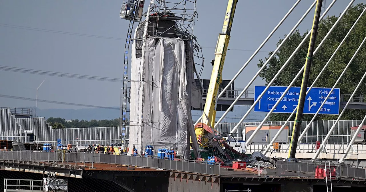 Unfall an Leverkusener Rheinbrücke: Ein Toter und sechs Verletzte