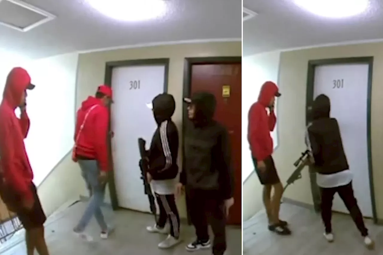 Armed crew flaunts guns inside Colorado apartment building overrun by Venezuelan gang: wild video