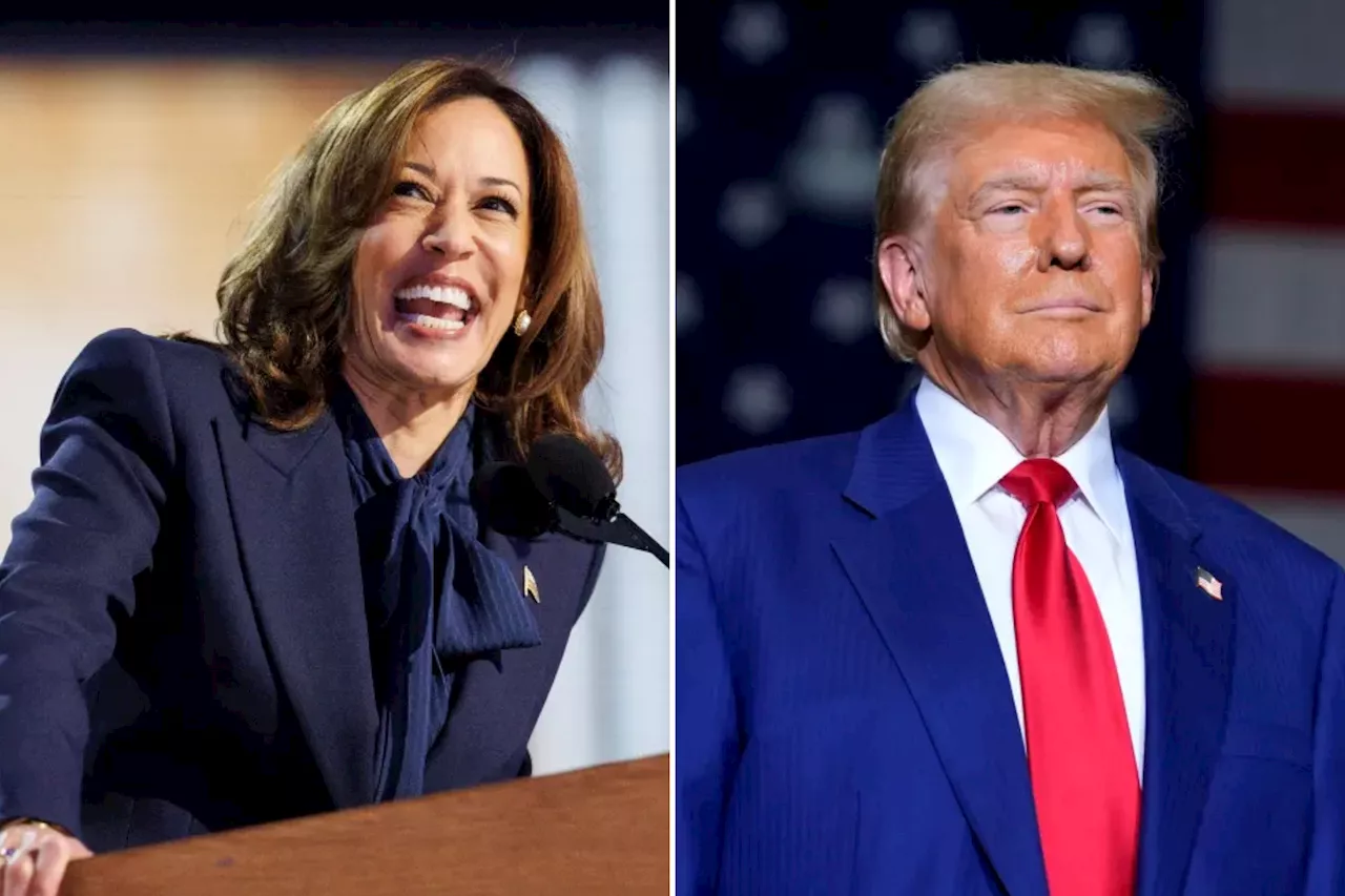 Harris eeks ahead of Trump nationally in post-DNC 2024 election poll  