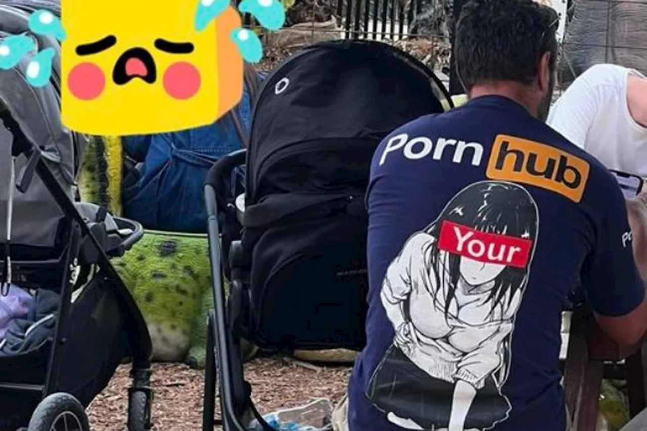 Mom outraged after man wears Pornhub shirt to zoo